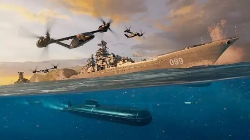 Modern Warship MOD APK v0.109.1.120516514 (Unlimited Money, All Ships) screenshot 3