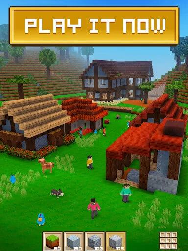 Block Craft 3D v4.9.1 MOD APK (Unlimited Coins) screenshot 3
