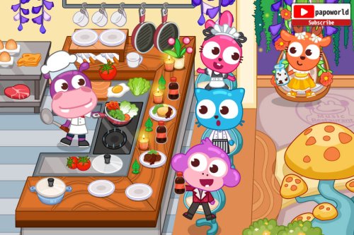 Papo Town Restaurant v2.1.2 MOD APK (Unlock Full Version) screenshot 5