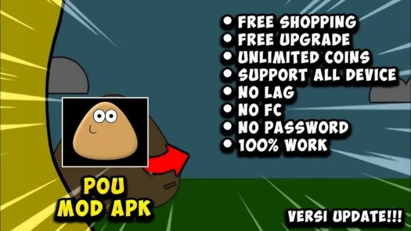 Pou MOD APK v1.4.138 (Money Unlimited, Max Level) screenshot 5