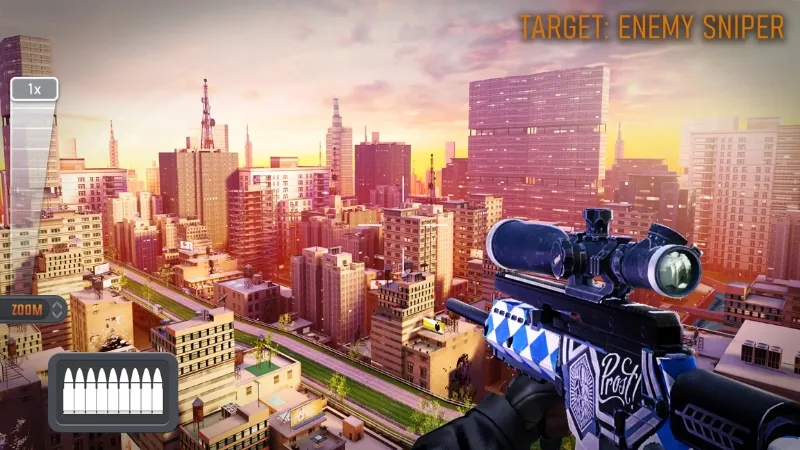 Sniper 3D MOD APK v7.12.0 (MOD Menu, Unlimited Coins, VIP, Unlock Premium) screenshot 6