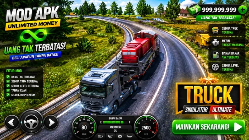 Truck Simulator Ultimate MOD APK v1.4.2 (Unlock All) screenshot 2