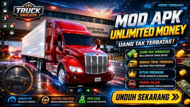 Truck Simulator Ultimate MOD APK v1.4.2 (Unlock All) screenshot 1