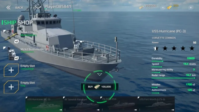 Modern Warship MOD APK v0.109.1.120516514 (Unlimited Money, All Ships) screenshot 6
