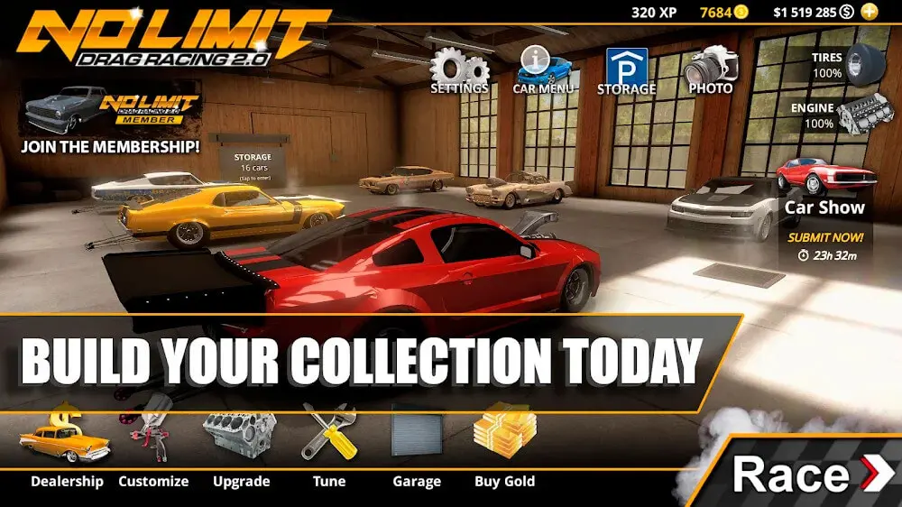 No Limit Drag Racing 2 v2.31.10 MOD APK (Unlimited Money) screenshot 1