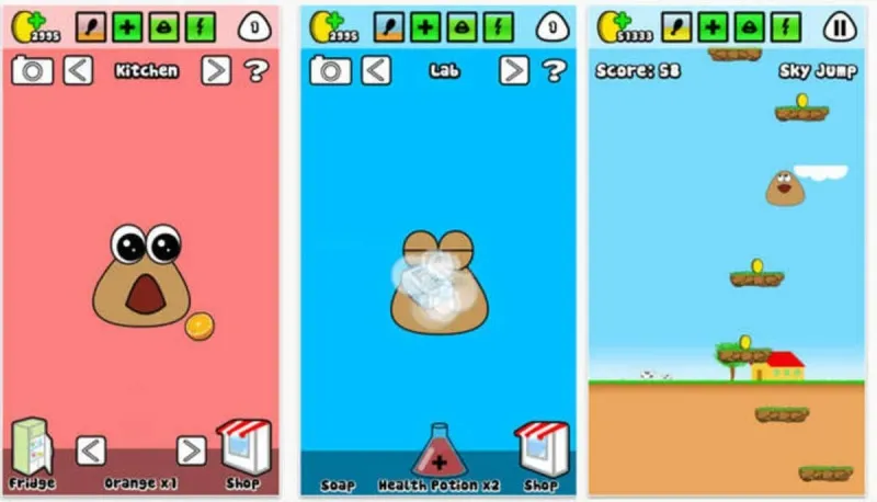 Pou MOD APK v1.4.138 (Money Unlimited, Max Level) screenshot 3