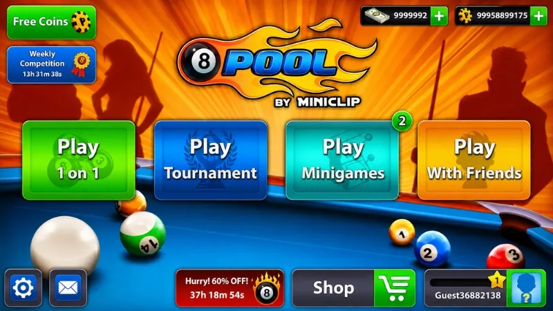 Download 8 Ball Pool (MOD, Long Lines) v56.32.1 free on android screenshot 9