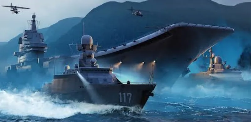 Modern Warship MOD APK v0.109.1.120516514 (Unlimited Money, All Ships) screenshot 1