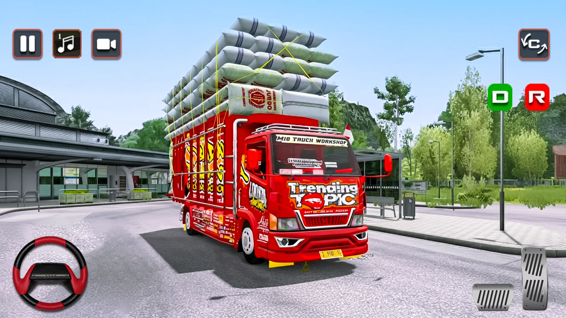 Mud Truck Offroad Driving Game screenshot 4